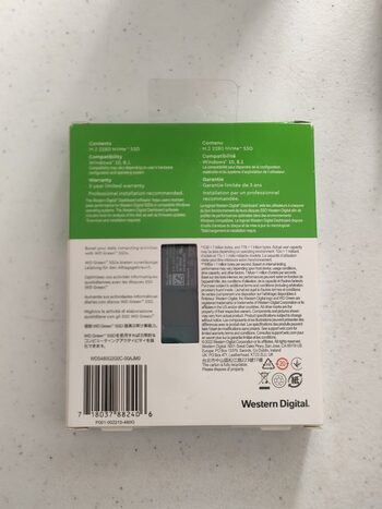 Western Digital WD Green SN350 480 GB NVME Storage