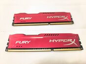 Kingston HyperX Fury Red 8 GB (2 x 4 GB) DDR3-1866 Red / Silver PC RAM