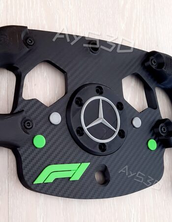 MOD F1 Formula 1 MERCEDES Posición del Logo F1 a elegir para Logitech G920 Xbox for sale