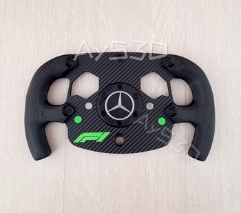 MOD F1 Formula 1 MERCEDES Posición del Logo F1 a elegir para Logitech G920 Xbox