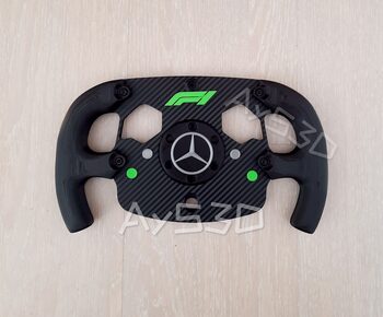 MOD F1 Formula 1 MERCEDES Posición del Logo F1 a elegir para Logitech G920 Xbox