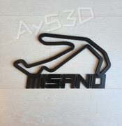 Buy CIRCUITO MISANO Decorativo zona gamer de Formula 1 F1 Moto GP