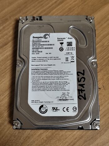 Seagate Barracuda 2 TB HDD Storage