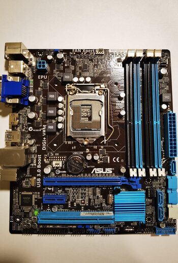 Asus B75M-Plus Intel B75 Micro ATX DDR3 LGA1155 1 x PCI-E x16 Slots Motherboard