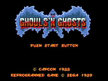 Ghouls'n Ghosts SEGA Mega Drive