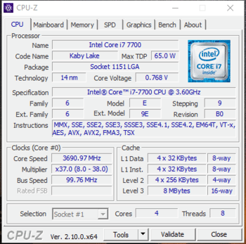 Buy Intel Core i7-7700 3.6-4.2 GHz LGA1151 Quad-Core OEM/Tray CPU