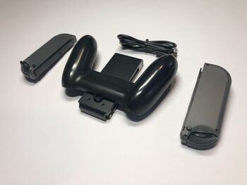Nintendo Switch Genuine Gray Joy Con and Joy Con Grip HAC-011 and USB C cable