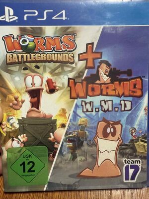 Worms Battlegrounds + Worms W.M.D PlayStation 4