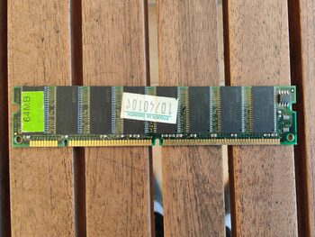 Ram 64 MB SDRAM PC100 100 MHZ DIMM 168-pol, no etc.