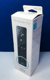 Get Wii Remote with MotionPlus Inside negro EN CAJA RVL-036 Motion Remote Plus mando