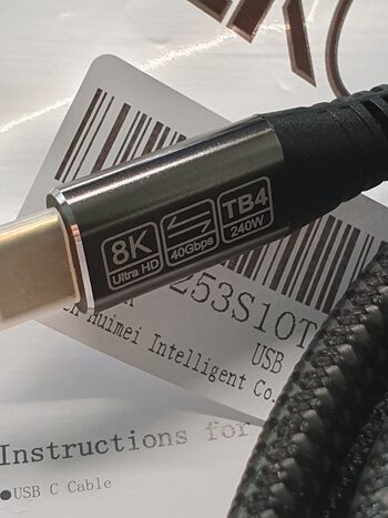 Kokybiskas 3m TYPE-C/TYPE-C laidas (Naujas)