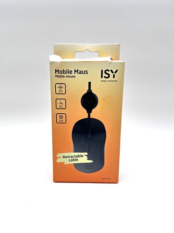 Mobile Mouse ISY Mini Juoda USB Laidinė Pelė