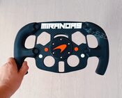 MOD F1 PERSONALIZADO con TU NOMBRE de MCLAREN para Volante Logitech G29 G923 Ps