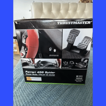 Thrustmaster Ferrari 458 Spider XXL Xbox vairas naudotas vieną kartą