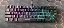 Klaviatura RGB 68 klavišai