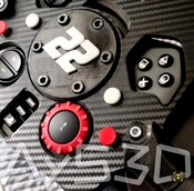 TAPA CENTRAL PERSONALIZADA con NOMBRE INICIALES NÚMERO xa Logitech G29 G920 G923