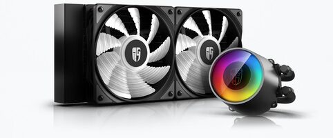 Deepcool Castle 240 RGB V2 500-1800 RPM Water Cooled CPU Cooler