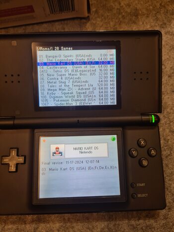 Buy Nintendo DS Lite R4 kortelė 20 žaidimų + emuliatoriai