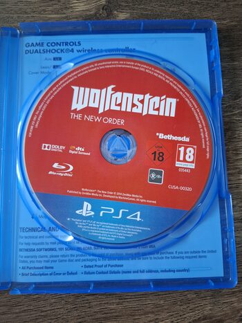 Buy Wolfenstein: The New Order PlayStation 4