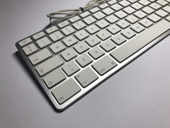 Get Apple A1243 Genuine Slim USB Wired Keyboard with Numeric Keypad and 2 USB ports