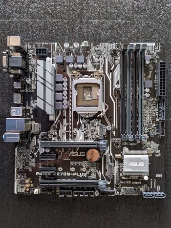 Asus PRIME Z270M-PLUS Intel Z270 Micro ATX DDR4 LGA1151 2 x PCI-E x16 Slots Motherboard