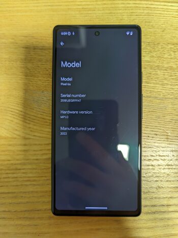 Google Pixel 6a 128gb 6gb RAM Sage