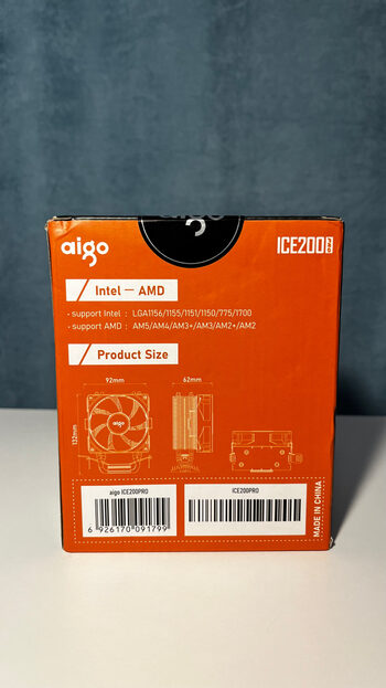 Buy NAUJAS Aigo ICE 120mm aušintuvas AMD, INTEL