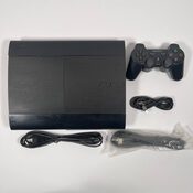 PlayStation 3 Super Slim, Black, 500GB + Controller and Cables
