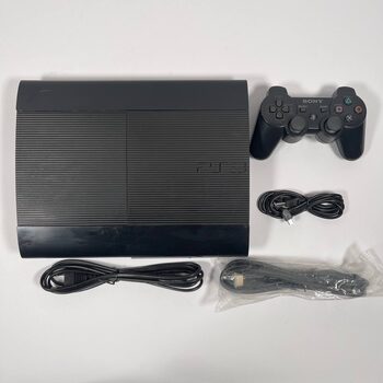 PlayStation 3 Super Slim, Black, 500GB + Controller and Cables