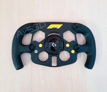 MOD F1 Fórmula 1 para Volante Logitech G29 y G923 PS PlayStation y PC Amarillo