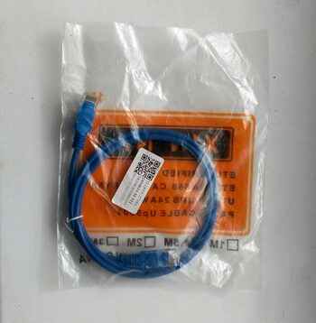 Interneto / tinklo / routerio kabelis, laidas, RJ45