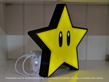 Redeem Lampara Led Estrella Mario Bros