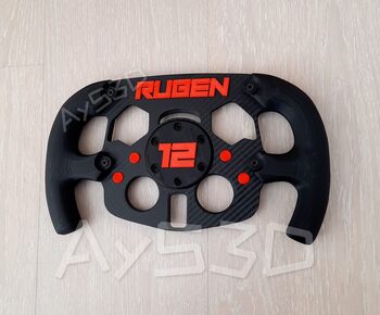 MOD F1 PERSONALIZADO con TU NOMBRE y NÚMERO FAVORITO para Logitech G29 y G923 Ps