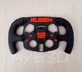 MOD F1 PERSONALIZADO con TU NOMBRE y NÚMERO FAVORITO para Logitech G29 y G923 Ps