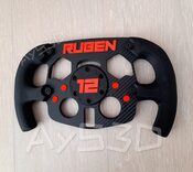 MOD F1 PERSONALIZADO con TU NOMBRE y NÚMERO FAVORITO para Logitech G29 y G923 Ps