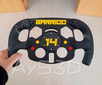 MOD F1 PERSONALIZADO con TU NOMBRE y NÚMERO FAVORITO para Logitech G29 y G923 Ps