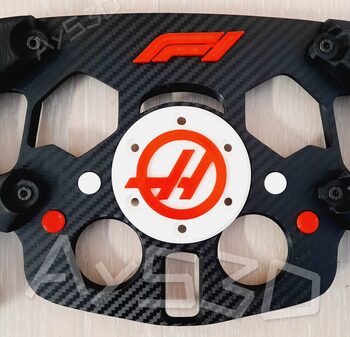 MOD F1 Formula 1 HAAS para Volante Logitech G29 y G923 de PS PlayStation y PC