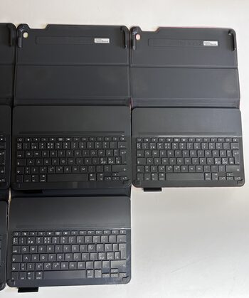 Get 7 VNT Logitech Type+ Dėklai Klaviatūros iPad Air / Air 2