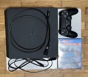 PlayStation 4 Slim, Black, 500GB du pultai, 1 žaidimo CD.