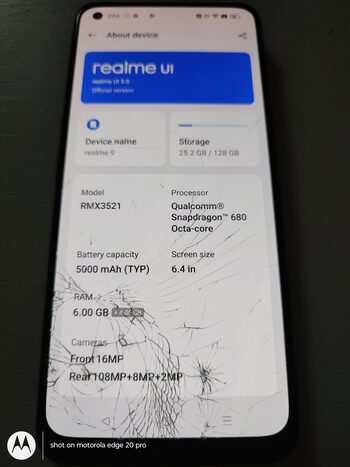 Realme 9 6/128 su pilna komplektacija for sale