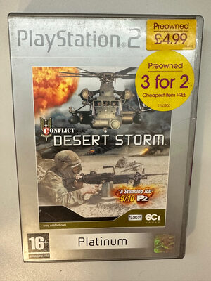 Conflict Desert Storm PlayStation 2