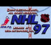 NHL 97 SEGA Mega Drive