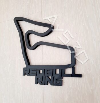 CIRCUITO REDBULLRING decorativo pared para zona gamer de Formula 1 F1 Moto GP