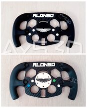 MOD F1 PERSONALIZADO con TU NOMBRE ASTON MARTIN para Volante Logitech G29 y G923