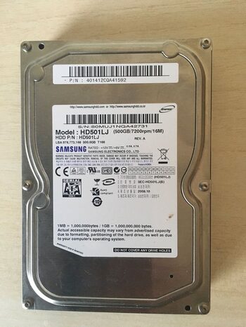 Samsung Spinpoint MP4 500 GB HDD Storage