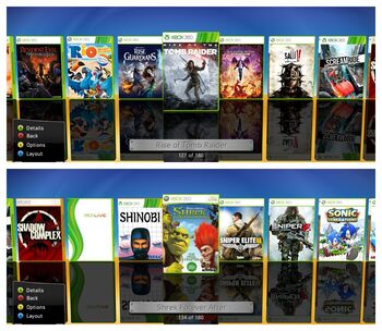 220 žaidimų 1000GB (1TB) Xbox 360 RGH3 - KINECT + 2 pultai