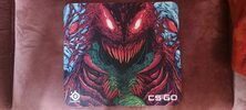 SteelSeries QcK+ Cloth Kilimėlis, Rubber Base, Gaming Mouse Pad CS:GO Hyperbeast