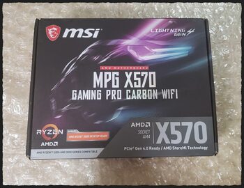 MSI MPG X570 GAMING PRO CARBON WIFI AMD X570 ATX DDR4 AM4 2 x PCI-E x16 Slots Motherboard
