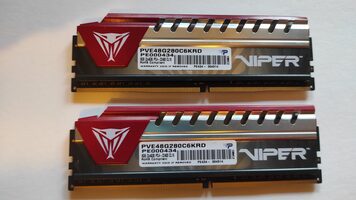 Patriot Viper Elite 8 GB (2 x 4 GB) DDR4-2800 Black / Red PC RAM