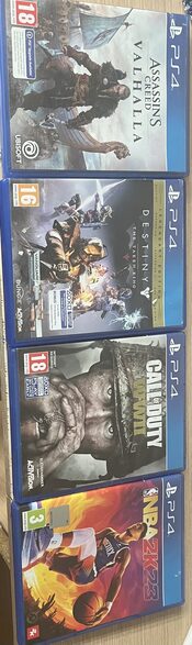 Assasin’s Creed Valhalla+ NBA 2K23+ Call Of Duty WW2+ Destiny The Taken King